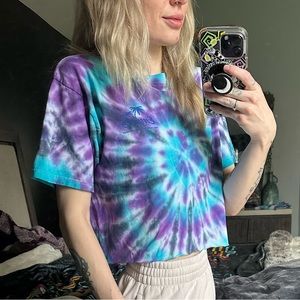 Empyre “High Seas Sand” Tie Dye Oversized Cropped T-shirt